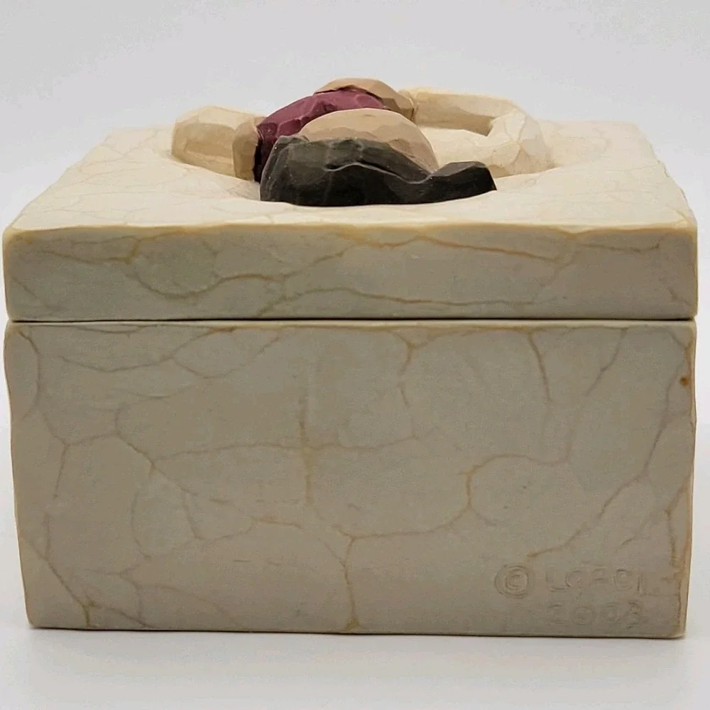 Willow Tree From the Heart Trinket Box 2003 Demdaco Susan Lordi Keepsake Box‎